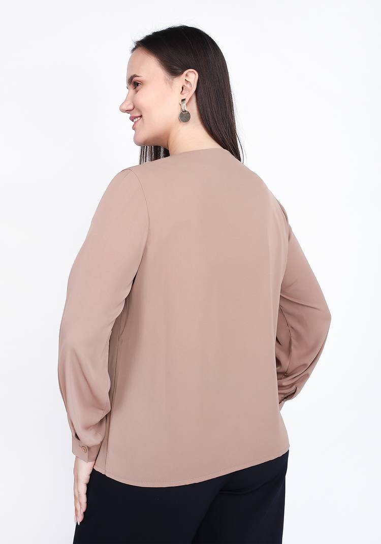 Блуза с драпировкой шир.  750, рис. 10