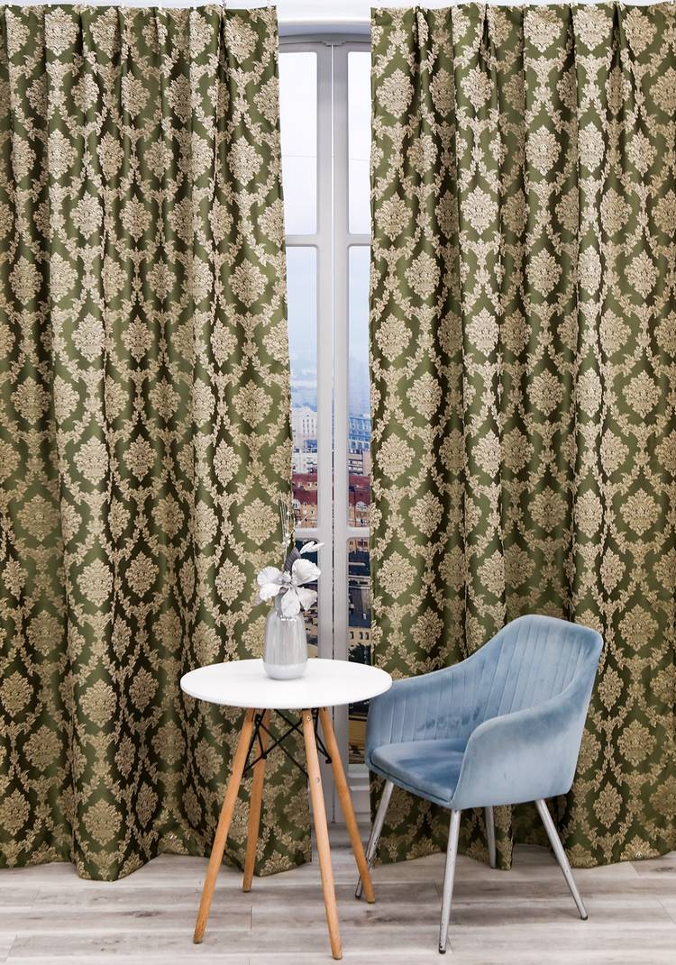 Портьеры с жаккардовым рисунком Верона шир.  750, рис. 21