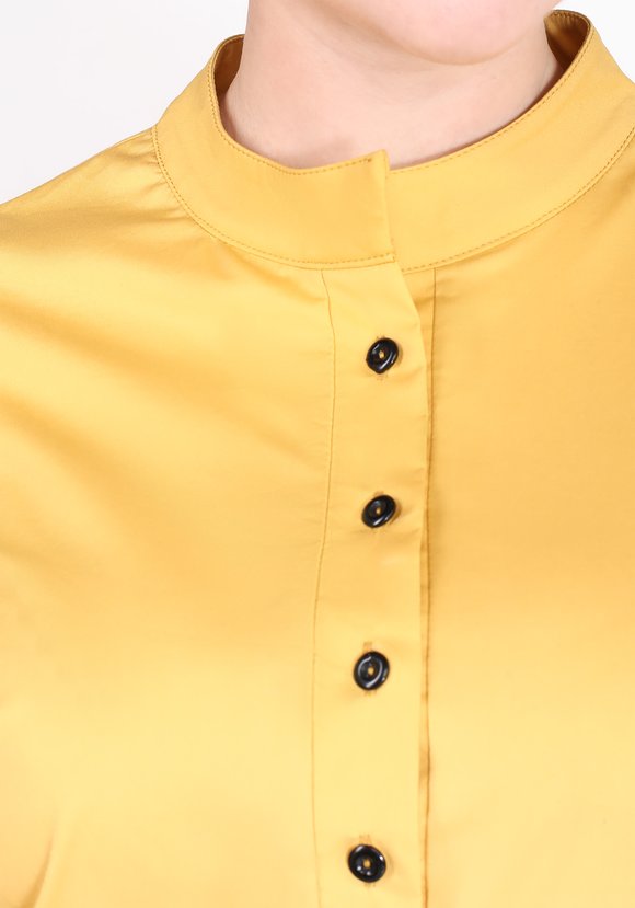 Блуза на пуговицах с воротником-стойкой шир.  580, рис. 9