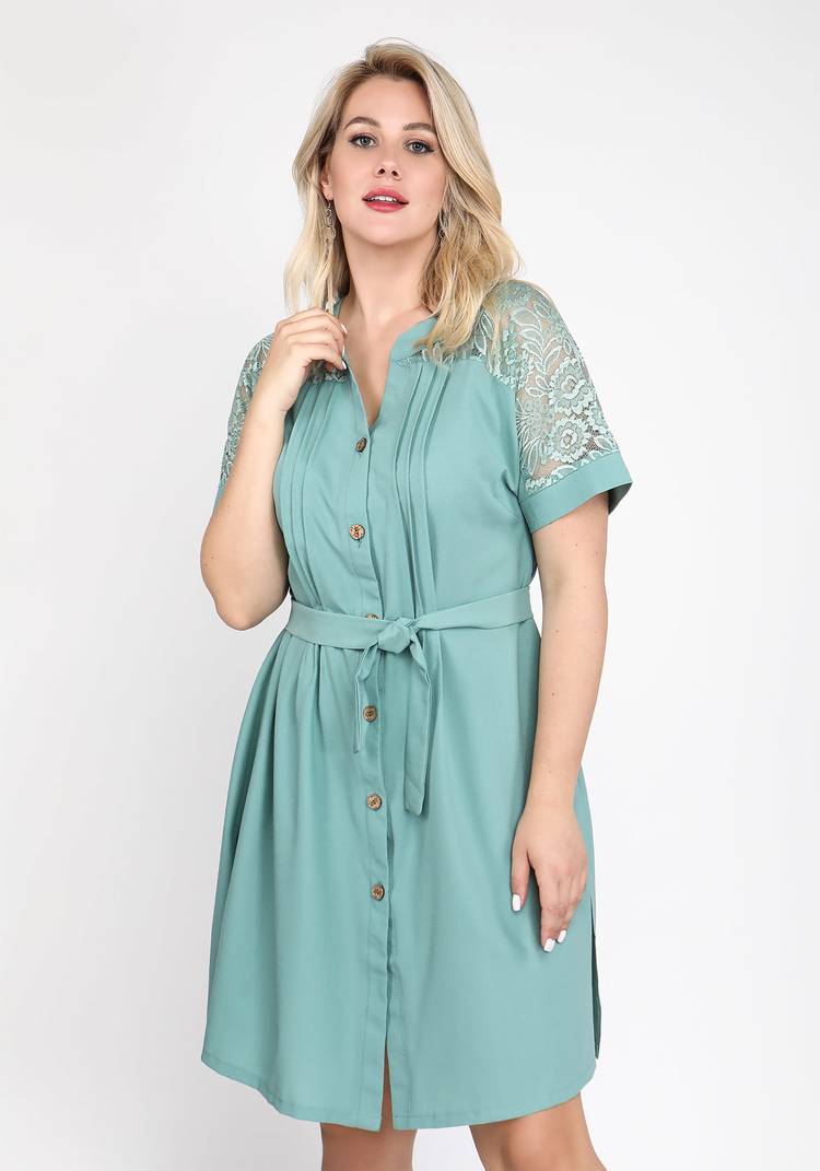 Туника с кружевом шир.  750, рис. 9