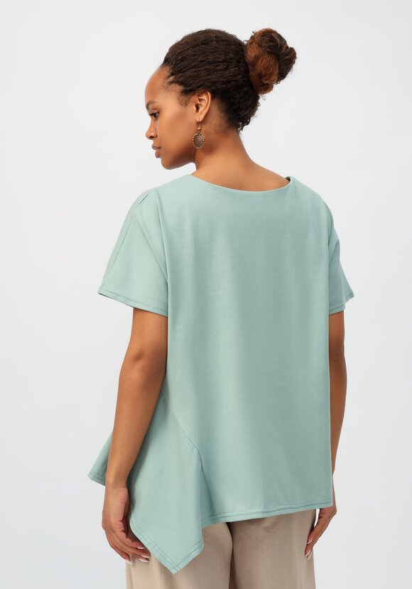 Блуза с асимметричным кроем шир.  580, рис. 19