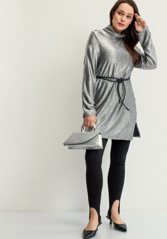 Туника свободного силуэта с блеском шир.  580, рис. 2