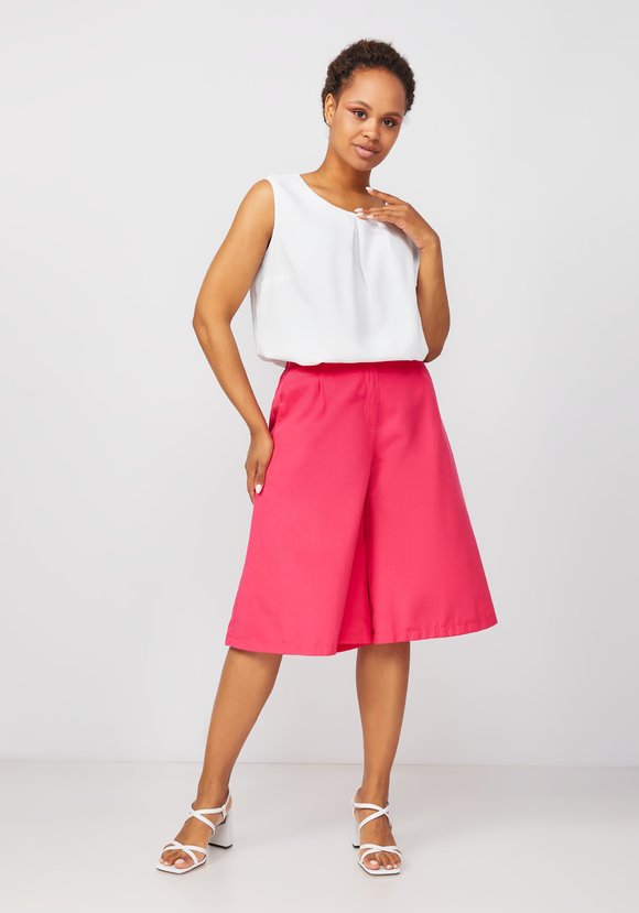 Блуза с декоративными складками Летиция шир.  580, рис. 2