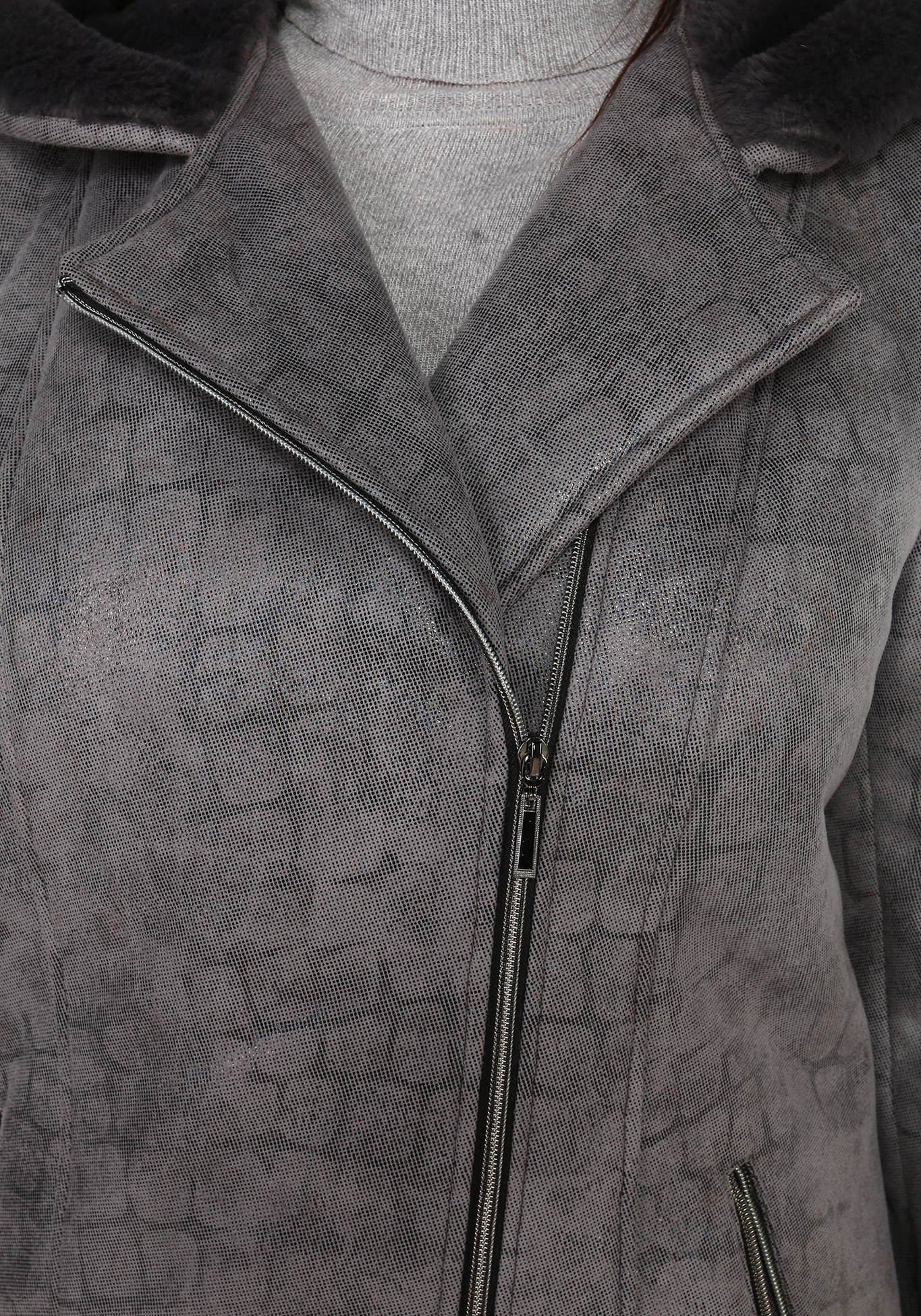 Дубленка женская с карманами и капюшоном Mio Imperatrice, размер 50, цвет терракот - фото 6