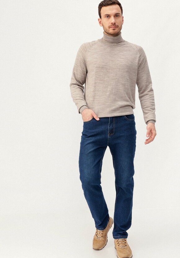 Джемпер вязаный с высокой горловиной шир.  580, рис. 17