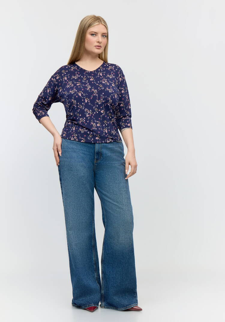 Блуза Предрассветный туман шир.  750, рис. 8