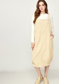 Сарафан из микровельвета на бретелях