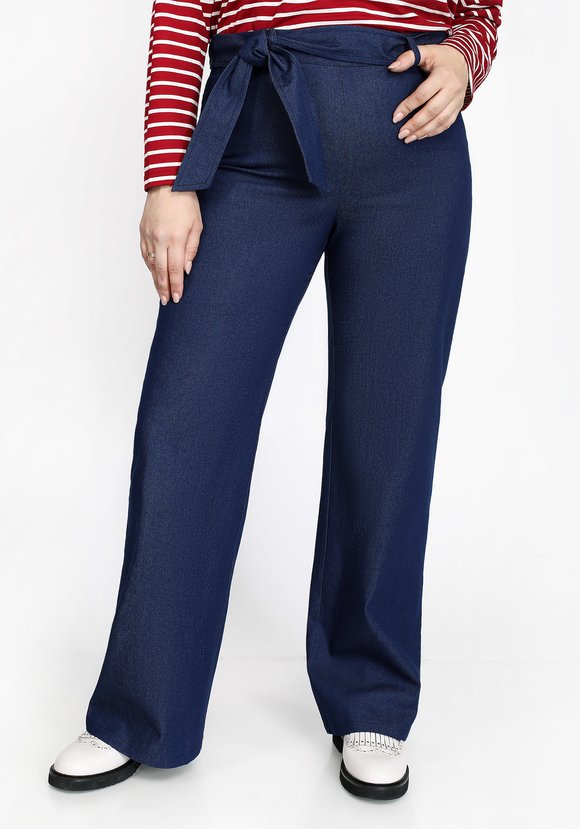 Джинсы с высокой посадкой шир.  580, рис. 1