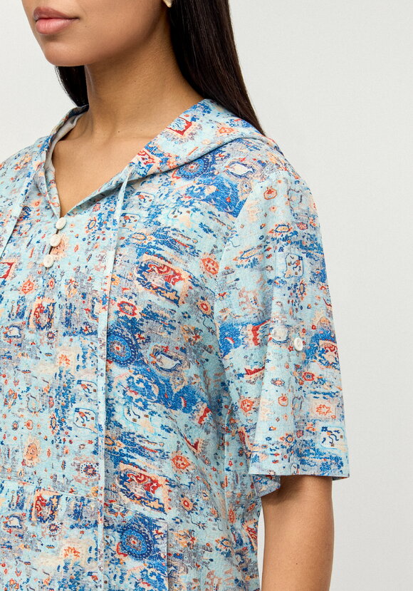 Платье изо льна Летний шик шир.  580, рис. 14