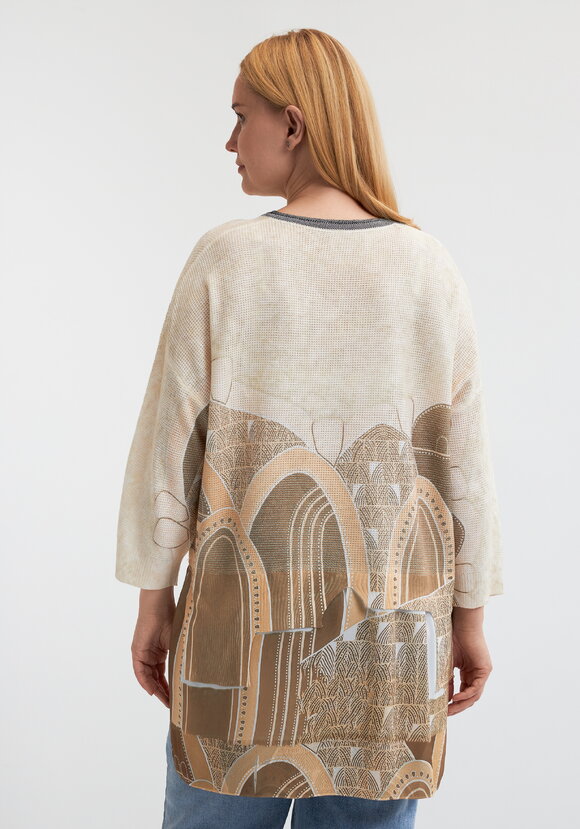 Блуза Краски жизни шир.  580, рис. 3