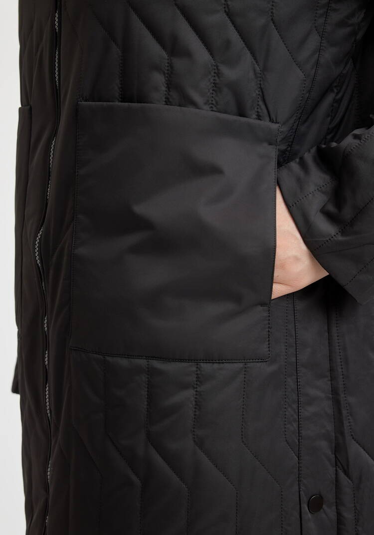 Пальто с фигурной стежкой Стефания шир.  750, рис. 31