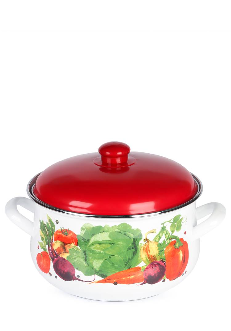 Кастрюля эмалированная Борщ шир.  750, рис. 8