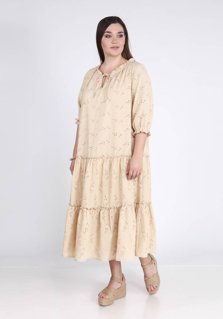 Платье из шитья с воланами шир.  750, рис. 2