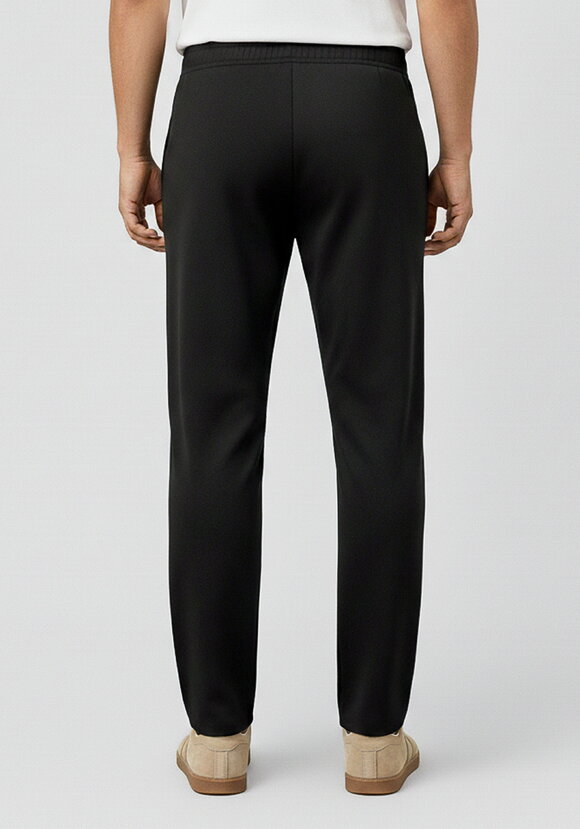 Брюки с цельнокроеным поясом на резинке шир.  580, рис. 9