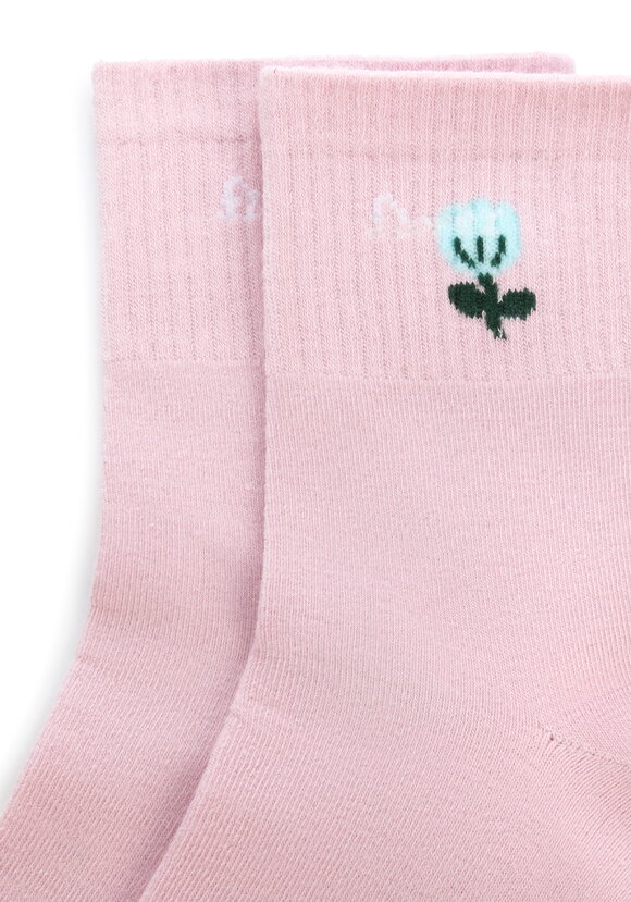 Комплект носочков с цветком 5 штук шир.  580, рис. 7