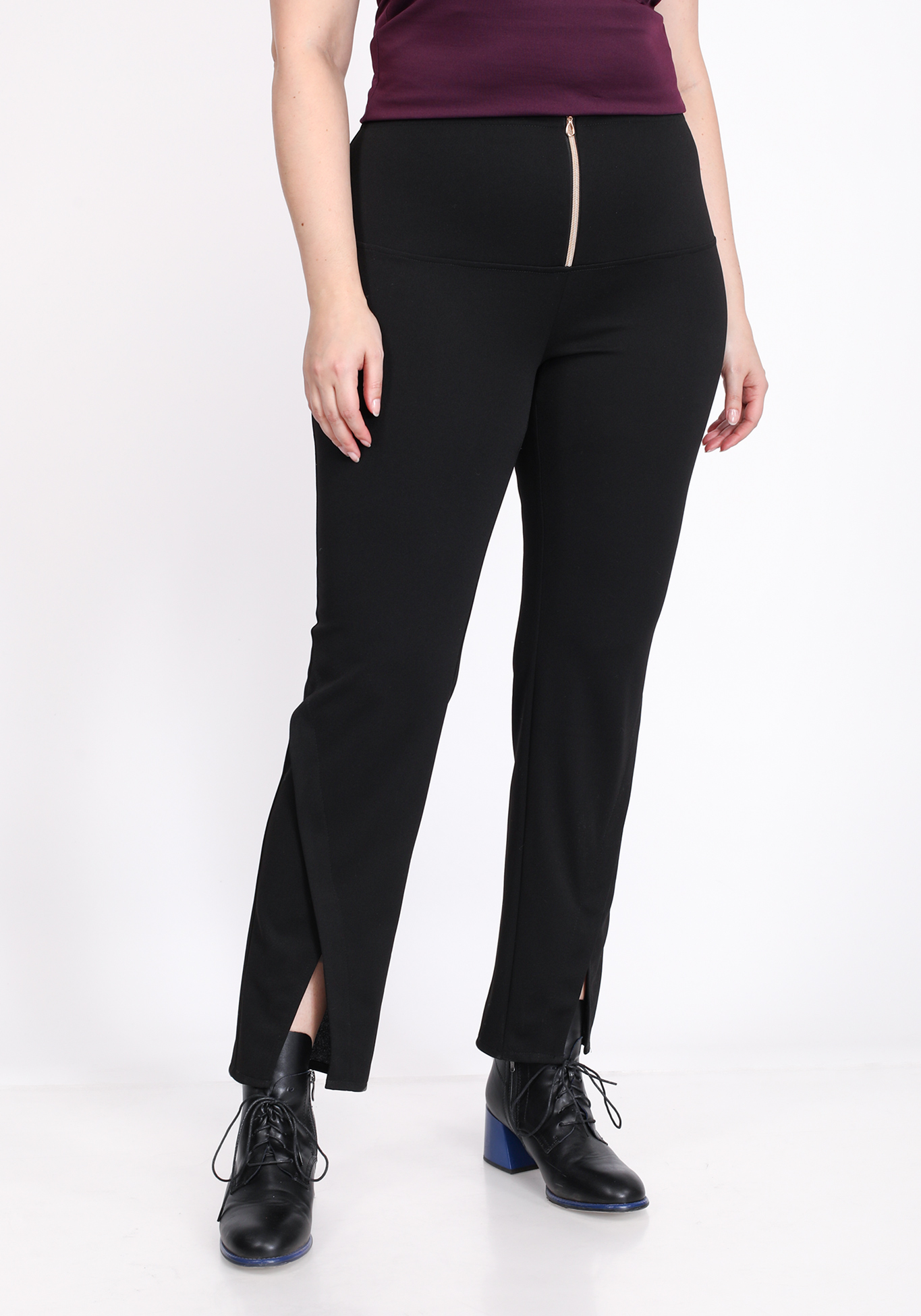 Брюки с разрезами по низу