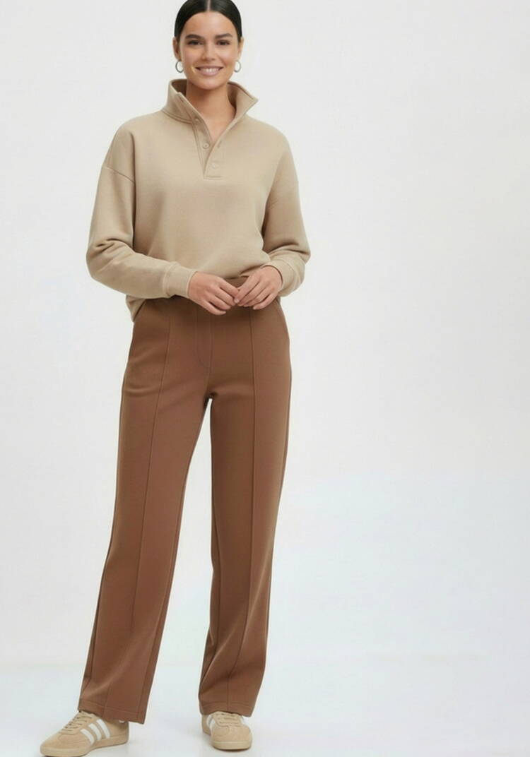 Брюки прямые cо стрелками шир.  750, рис. 15