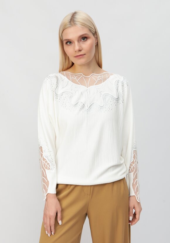 Джемпер Туманная легкость шир.  580, рис. 8