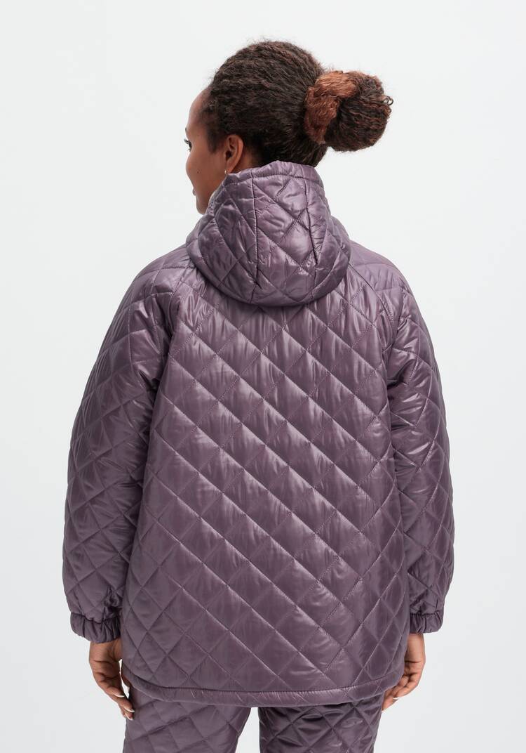 Куртка стёганая с капюшоном шир.  750, рис. 43