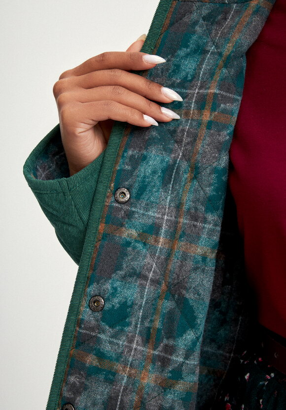 Жакет вельветовый с контрастным подкладом шир.  580, рис. 16