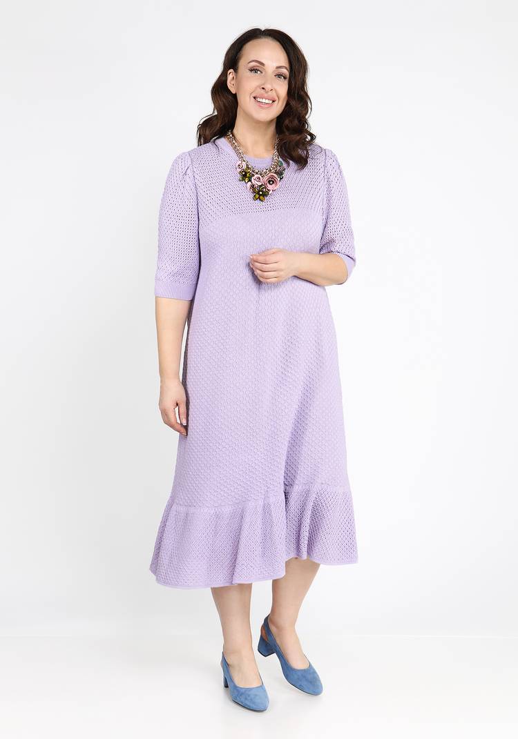 Платье ажурное с воланом по низу шир.  750, рис. 15