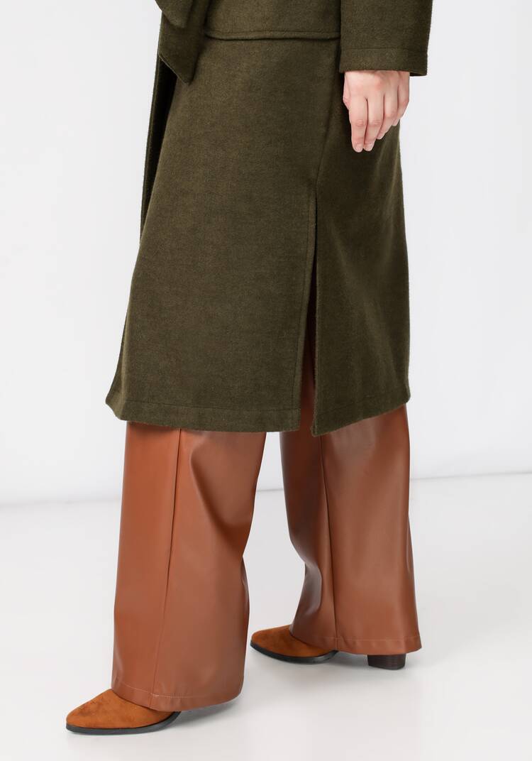 Пальто удлиненное с поясом шир.  750, рис. 31