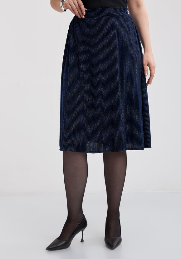 Юбка полусолнце с люрексом шир.  580, рис. 2