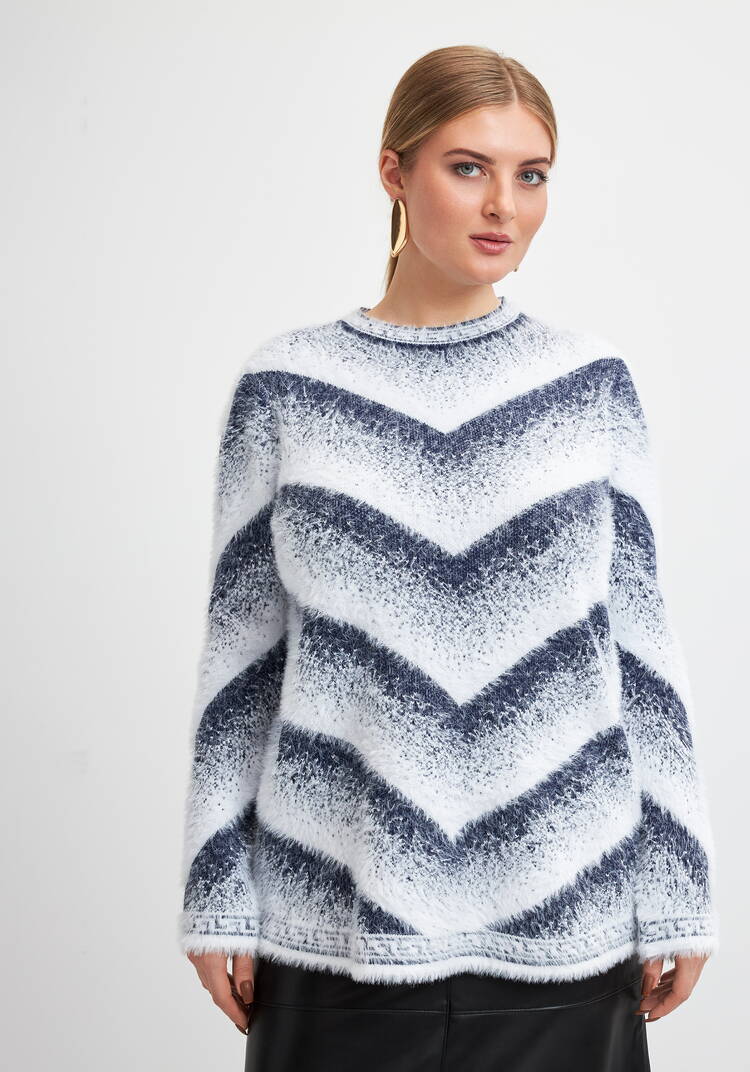 Туника с пушистым ворсом шир.  750, рис. 22