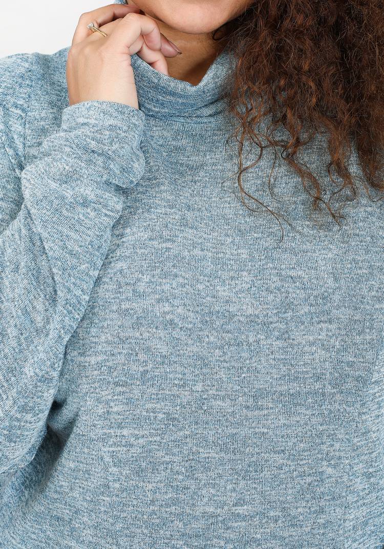 Водолазка со сборкой на плече шир.  750, рис. 6