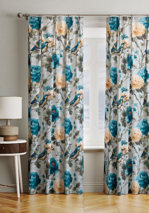 Портьера Птица певчая шир.  580, рис. 8