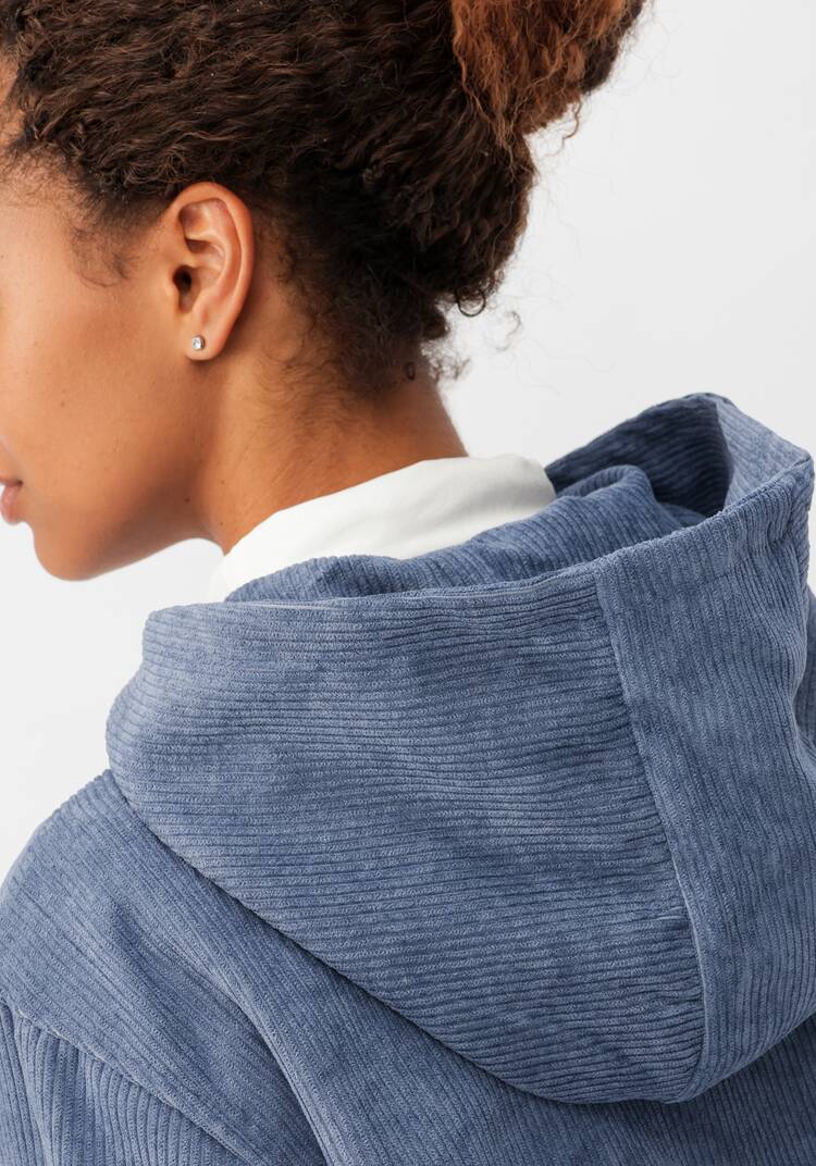 Ветровка из вельвета с капюшоном шир.  750, рис. 17