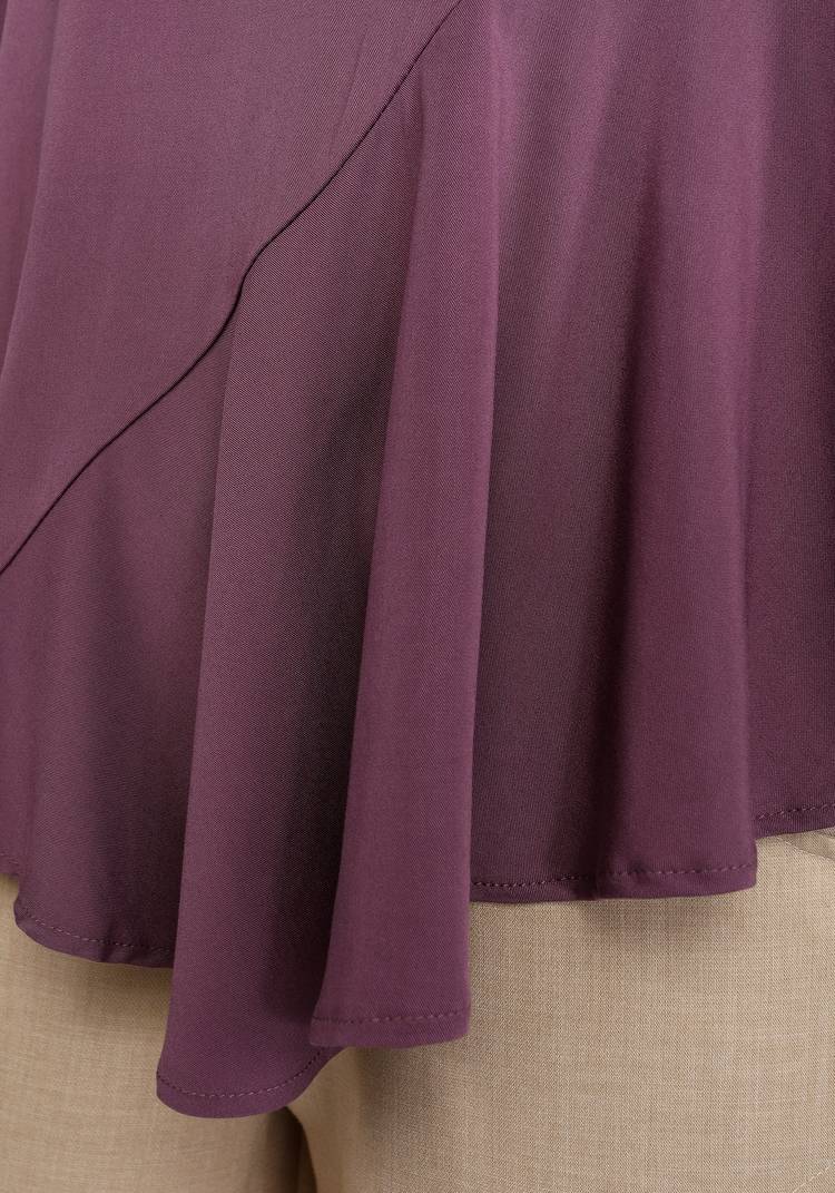 Блуза с асимметричным воланом шир.  750, рис. 8