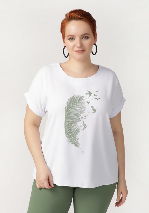 Блуза Ветер перемен шир.  580, рис. 21