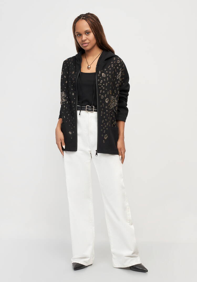 Джинсовая куртка Жемчужины росы шир.  750, рис. 9