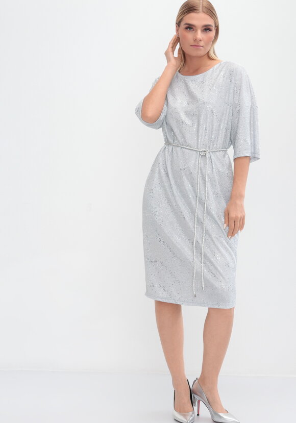 Платье с 3D мерцанием шир.  580, рис. 1