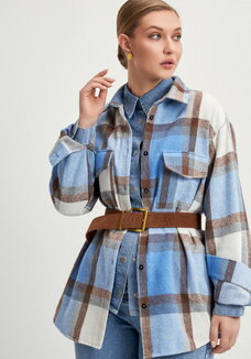 Рубашка фланелевая в клeтку