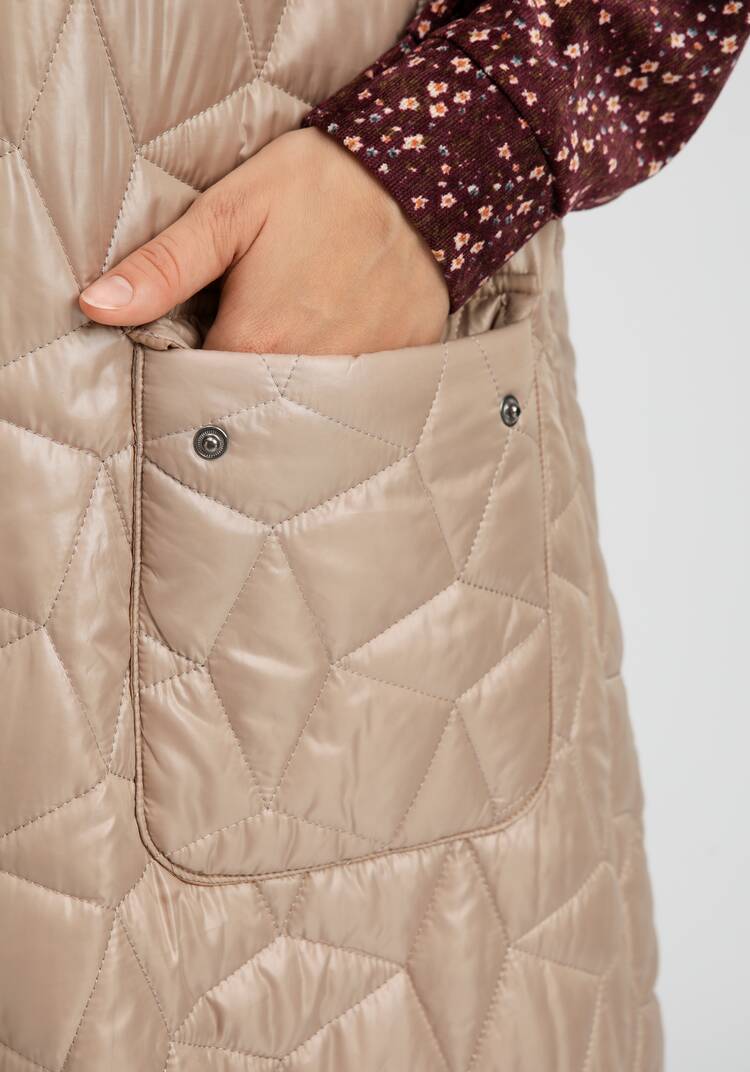 Жилет оверсайз удлинённый с капюшоном шир.  750, рис. 36