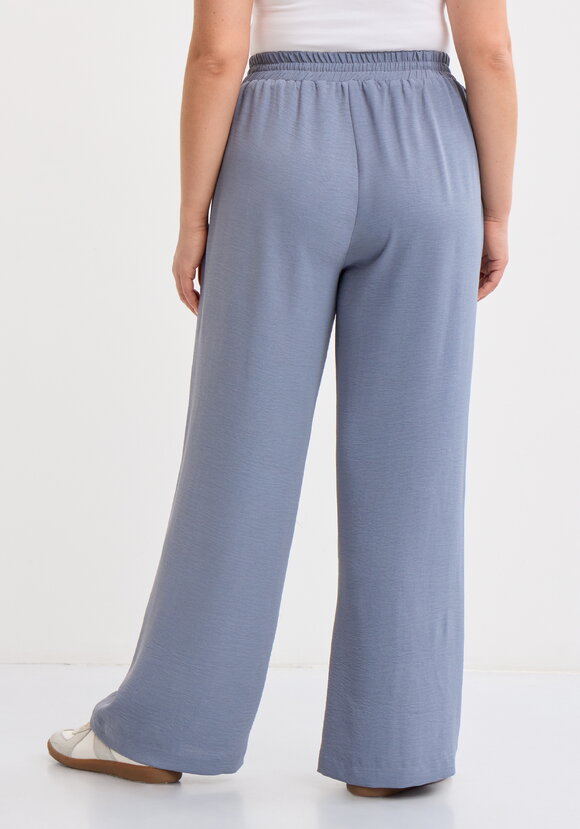 Брюки широкие на резинке по талии шир.  580, рис. 22