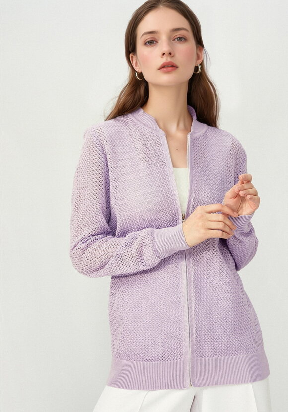 Бомбер ажурный на свободу движения шир.  580, рис. 1