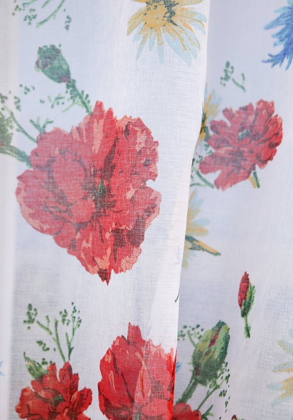 Шторы для кухни Алёна, с подхватами шир.  580, рис. 8