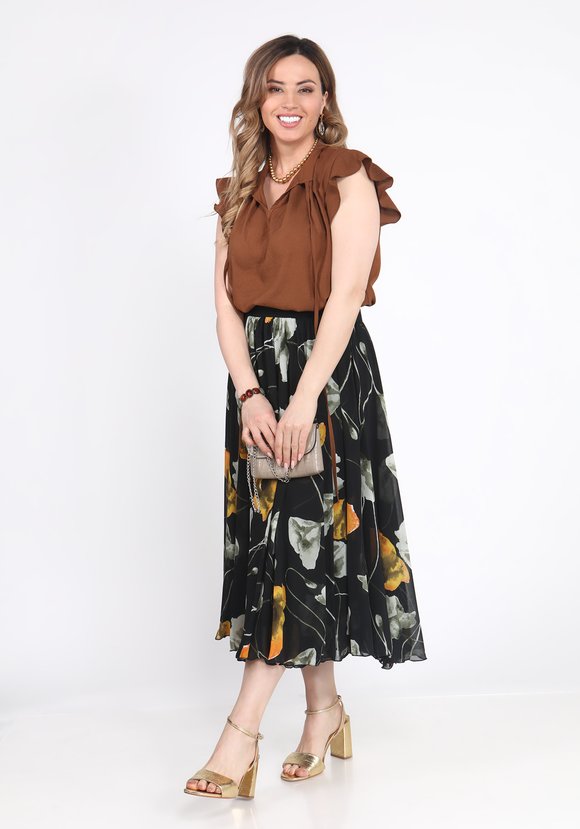 Блуза на завязке шир.  580, рис. 1