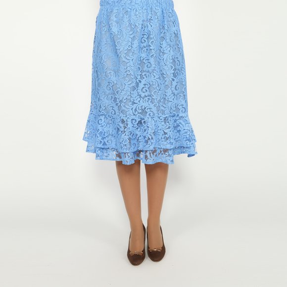 Юбка на резинке кружевная шир.  580, рис. 29