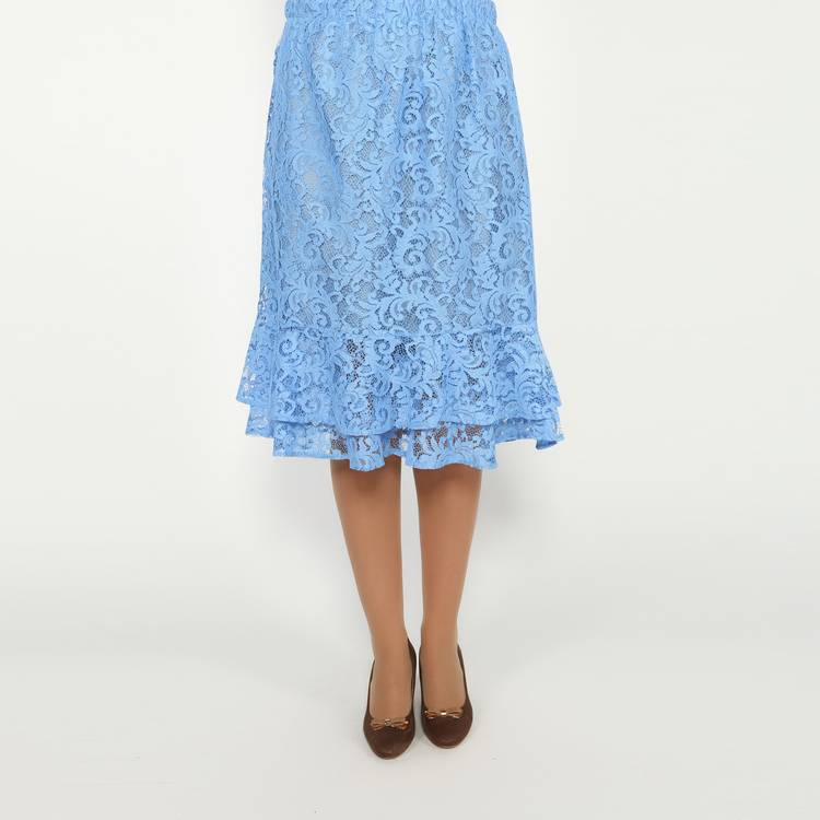 Юбка на резинке кружевная шир.  750, рис. 29