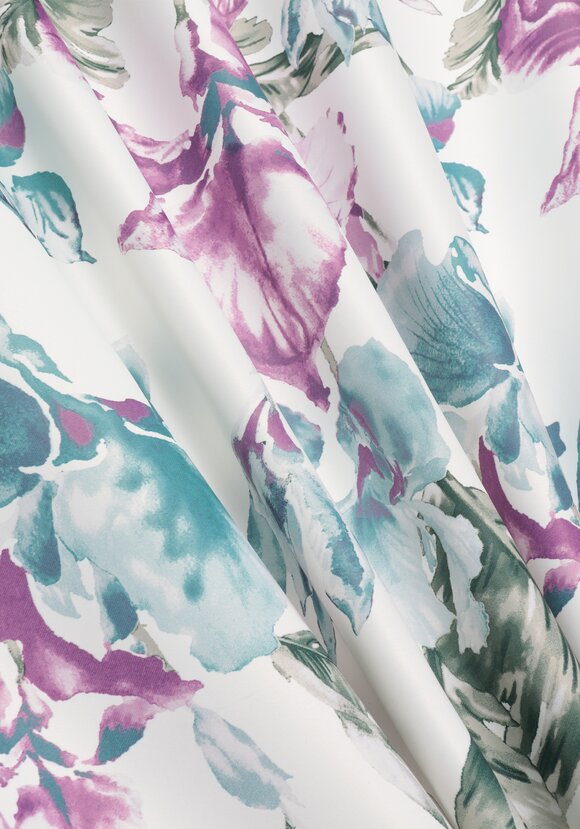 Портьера Акварельные ирисы шир.  580, рис. 9