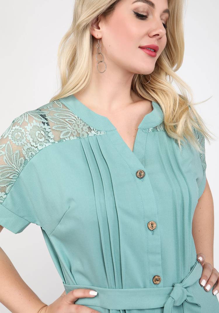 Туника с кружевом шир.  750, рис. 12