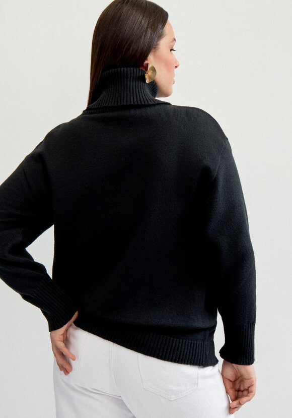 Свитер с объемным воротом шир.  580, рис. 17