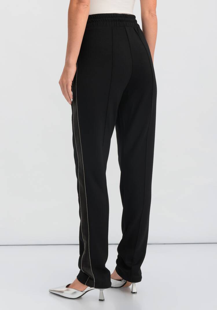 Брюки на резинке с лампасами и стрелками шир.  750, рис. 3