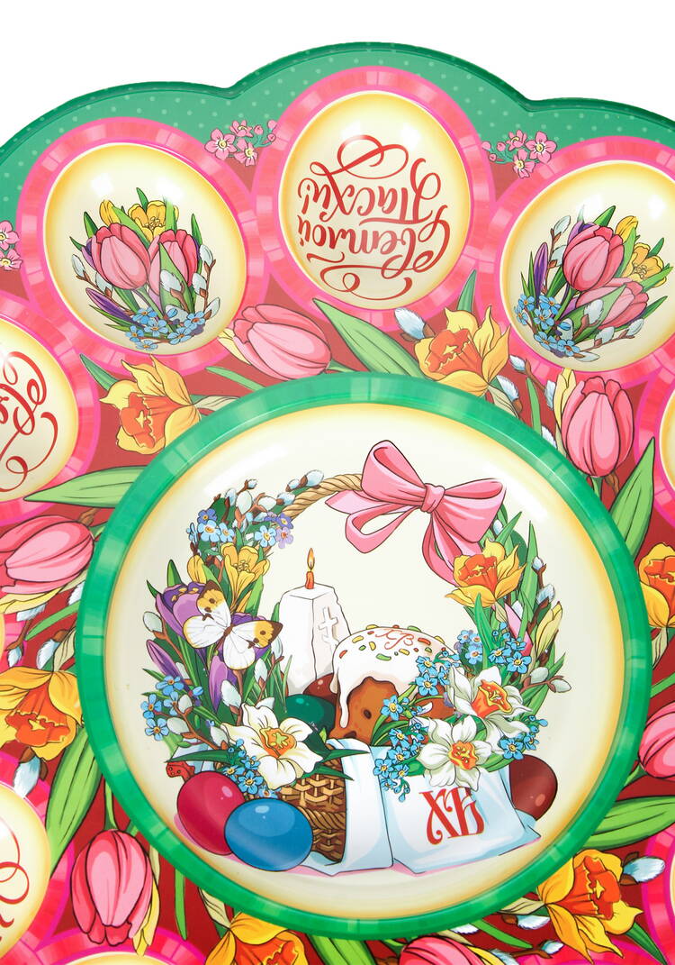 Пасхальные подставки на 12 яиц и кулич, 2 шт. шир.  750, рис. 4