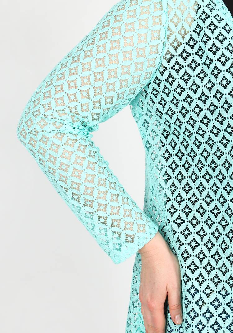 Кардиган ажурный шир.  750, рис. 6