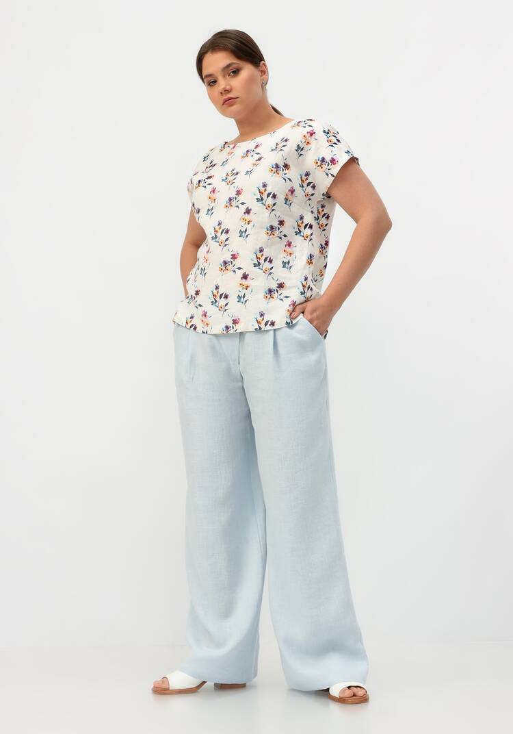 Блуза с удлиненной линией плеча Камилла шир.  750, рис. 25